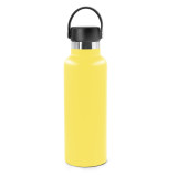 Eco-friendly products standard mouth double walled stainless steel water bottle with straw lid