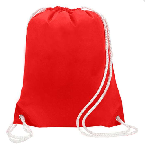 Eco friendly factory custom logo sports beach backpack cotton drawstring bag printing drawstring bag