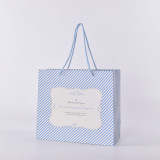 2021 custom wholesale small eco reusable santa merry christmas paper gift bags
