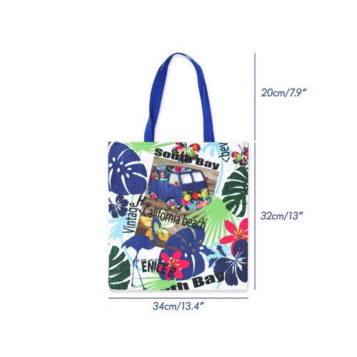 Custom Printed Design Eco Recycle Durable Tote Shopping Bag