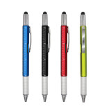 2-in-1 universal pen mobile phone touch screen twist action plastic ballpoint pen rubber touch tip