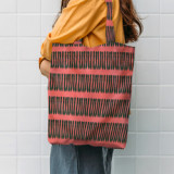 Texupday Custom Printed Colorful Recycle Plain Organic Cotton Canvas Tote Shopping Bag With Logo
