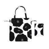 Texupday Custom Logo Printed Colorful Folding Durable Cotton Canvas Tote Shopping Bag With Small Pouch Pocket