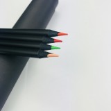 New Style promotional  kid drawing use 12 pcs  colored wood pencil with sharpener per set customized logo
