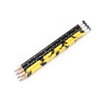 New design cheap wood  pencil  students kids use heat transfer pattern  customized logo