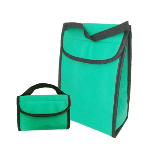 Custom made convenient foldable non woven cooler bag