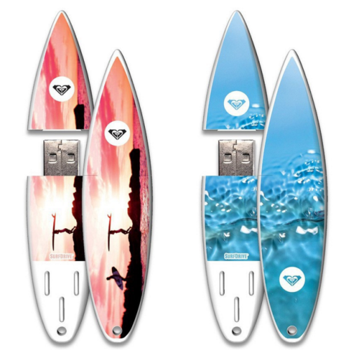 Surf board shape PVC memory disk USB cheap mini usb flash drive