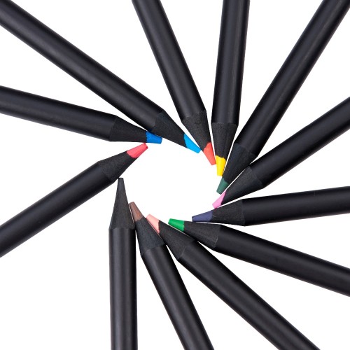 High quality 12-color naturalWooden pencil for promotional lapices colores  color pencils drawing set colour colored pencil