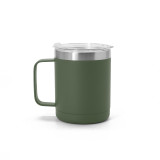 10oz 12oz 24oz Stainless Steel Coffee Mug Double Walled Vacuum Insulated Camping Travel Cup with Handle and Lid