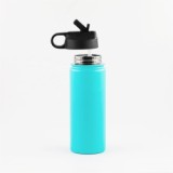 Customized Logo Insulated Vacuum Double Wall Sport Wide Mouth Stainless Steel Water Bottle