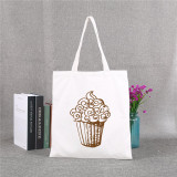 Custom Recycle Eco Plain Organic Cotton Canvas Tote Bag Reusable Shopping Tote Bags With Custom Printed Logo