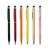 2 in 1 Capacitive Stylus metal aluminium pens for Mobile Phones multi promotional ballpoint pens with custom logo