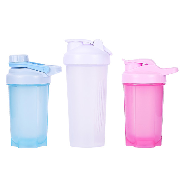 Customized Logo Tritan Plastic Sports Water Bottle Shaker Bottle with Lid
