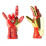 Metal usb flash drive iron man hand memory stick pen drive