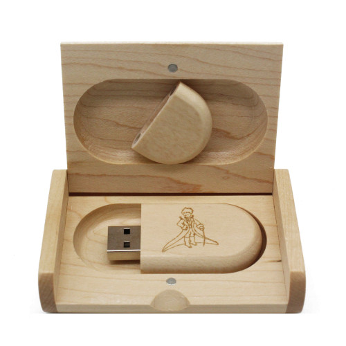Ekinge Customized Logo Wooden Usb flash With Box log USB stick  8Gb 16Gb 32Gb Usb Drive memory Stick For gift