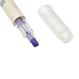 High quality double sided syringe plastic liquid highlighter pen