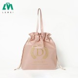 Wholesale Customised Logo Recycled Non Woven Drawstring Shopping Candy Carry Bag