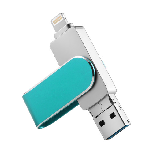Custom Bulk Swivel Metal USB Stick 8GB,16GB,32GB,64GB,128GB OTG USB Flash Drive 2.0 3.0