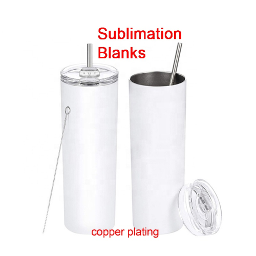 600ml sublimation blanks tumbler double wall 18/8 stainless steel sublimation tumbler with straw