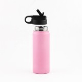 Customized Logo Insulated Vacuum Double Wall Sport Wide Mouth Stainless Steel Water Bottle