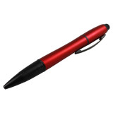 2021 2-1 promotion  plastic  touch screen pens with custom logo canetas stationery stylus pen