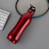750ML 304 single wall stain steel water bottle portable sports&outdoor drinking kettle