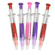 Vivid and great in style syringe syringe shape highlighter pen logo