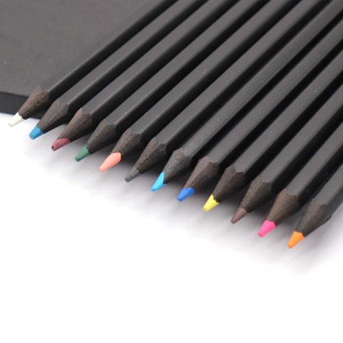 new hot selling 12-color pencil for promotional lapices colores