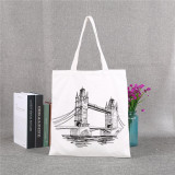 Custom Recycle Eco Plain Organic Cotton Canvas Tote Bag Reusable Shopping Tote Bags With Custom Printed Logo
