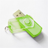 Hot sale swivel transparent USB stick price 1g usb flash drive bulk cheap