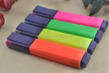 colored assorted fluorescent Ink plain solid highlighter pen