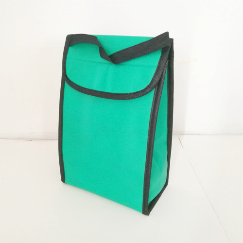 Custom made convenient foldable non woven cooler bag