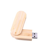 Promotion Rectangle Wood 4GB USB Flash Drive