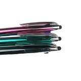 New 3 Colors Ballpoint Pen Luxury Ball Pen Manufacturering With Pen Custom Logo T ouch Screen