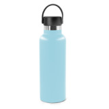 Eco-friendly products standard mouth double walled stainless steel water bottle with straw lid