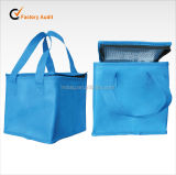 Customized colorful promotional non woven lunch insulated cooler bag with logo