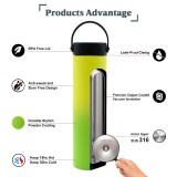 Eco Friendly Food Grade 316 Stainless Steel Double Wall Insulated Hot Cold Super Light Sports Bottle
