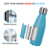 Promotion Custom Logo Water Bottle cola stainless steel water bottle Double Walled flask