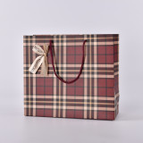 2021 custom wholesale small eco reusable santa merry christmas paper gift bags