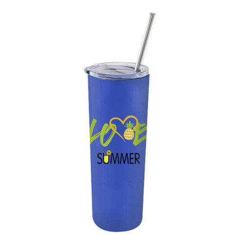 New Product 20oz BPA Free Reusable Water Bottle Custom Skinny Stainless Steel Water Tumbler Mugs With Lid And Straw