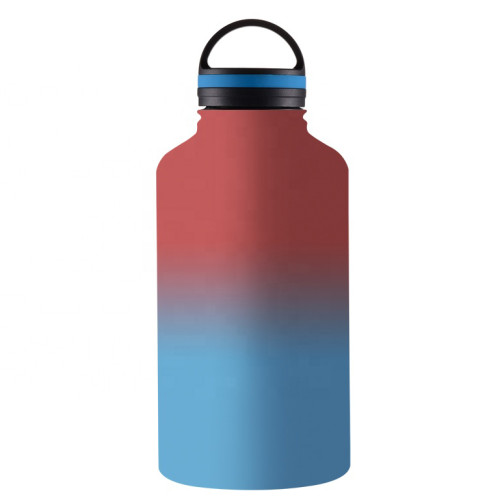 Gradient Color 64oz Insulated Double 304 Stainless Steel Portable Travel Sports Kettle Vacuum Thermal Flask With Lid