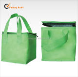 Customized colorful promotional non woven lunch insulated cooler bag with logo