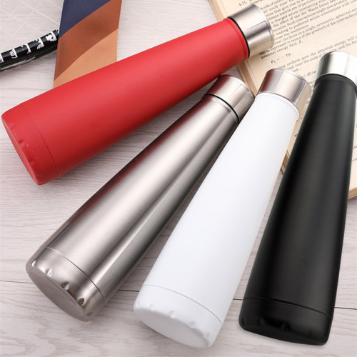 Hot Sale 500ml (17oz) BPA FREE Insulated sports Thermals Water Bottle Thermos Cup Stainless Steel Cone-Shape TravelVacuum Flask