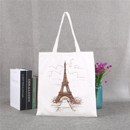 Custom Recycle Eco Plain Organic Cotton Canvas Tote Bag Reusable Shopping Tote Bags With Custom Printed Logo