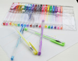 Promotional Fluorescent colorful refill ball point pen set