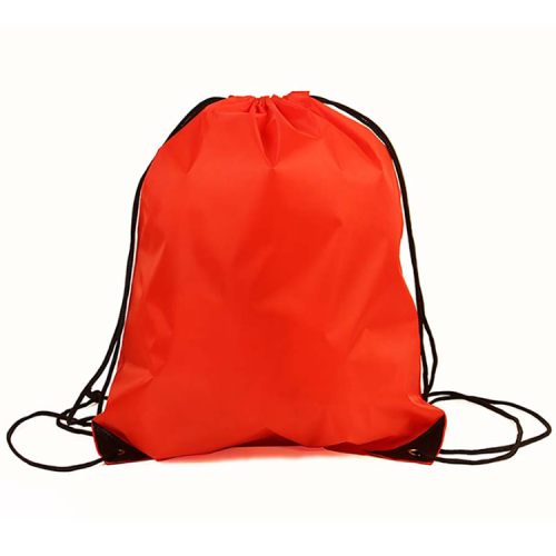 Promotional Cheap Custom Backpack Polyester Nylon Gym Drawstring Bag