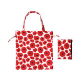 Texupday Custom Logo Printed Colorful Folding Durable Cotton Canvas Tote Shopping Bag With Small Pouch Pocket