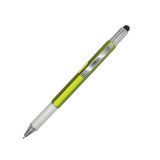 2-in-1 universal pen mobile phone touch screen twist action plastic ballpoint pen rubber touch tip