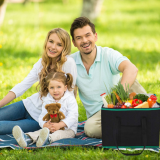 Fashion Insulated Reusable Grocery Bags, Foldable Insulated Food Delivery Bag,Cooler Bag for Lunch Food Delivery