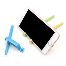 Eco 2020 Hot sell Retractable ballpen with customized logo can hold phone